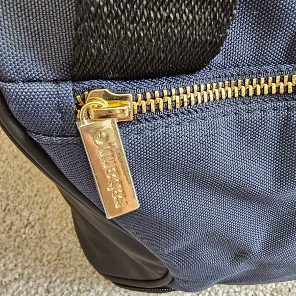 Unisex Paco Rabanne Blue and Black Travel Duffel Bag - Picture 10 of 13